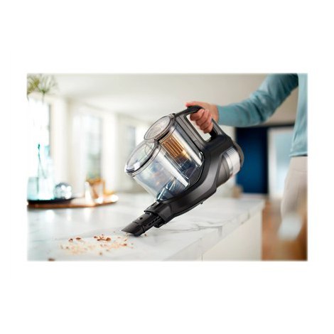 Philips | Vacuum cleaner | XC8347/01 Aqua Plus | Cordless operating | Handstick | 25 V | Operating time (max) 80 min | Black | W - 7